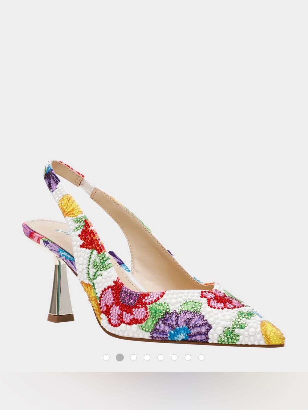 Betsey Johnson CLARK BRIGHT MULTI heels NEW 8.5